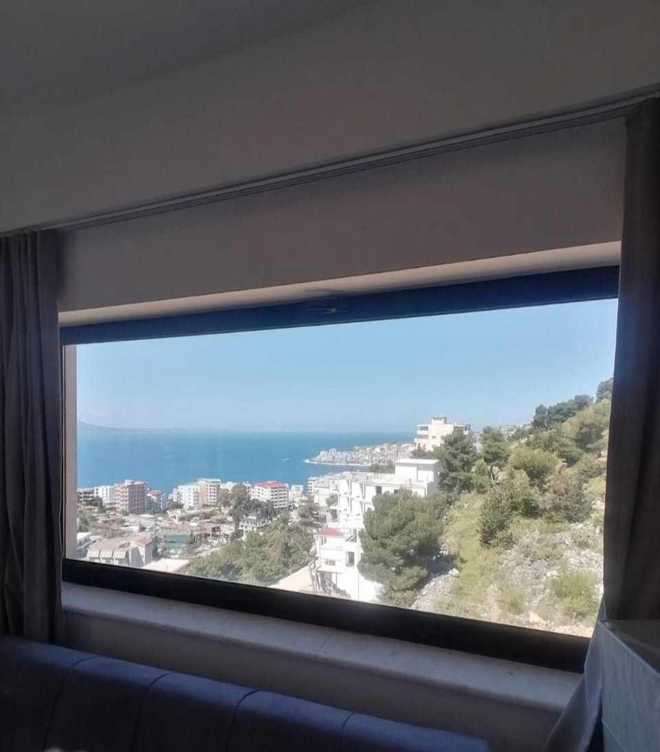Davids Apartments Sarande Bagian luar foto